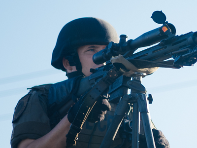 Do your local police have banned military equipment?