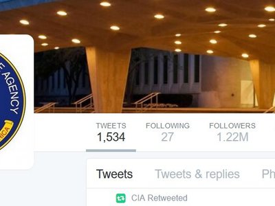 Welcome to Twitter, @CIA. Now start using email.