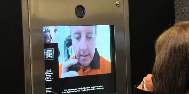 Prison visitations are being replaced by far costlier and unreliable video phone kiosks