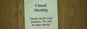 Behind closed doors: for town meetings, bureaucracy trumps transparency in Massachusetts