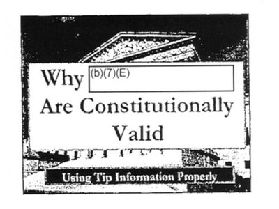 ██████ tops the DEA's list of techniques acceptable to the American public