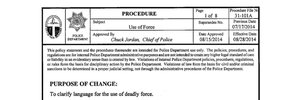 Read Tulsa Police Department’s Use of Force policy
