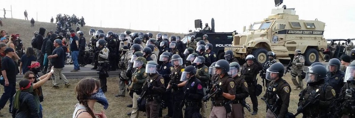 Preparing for Standing Rock, North Dakota governor requested “chemical munitions launcher,” riot squads, and cops with active shooter training