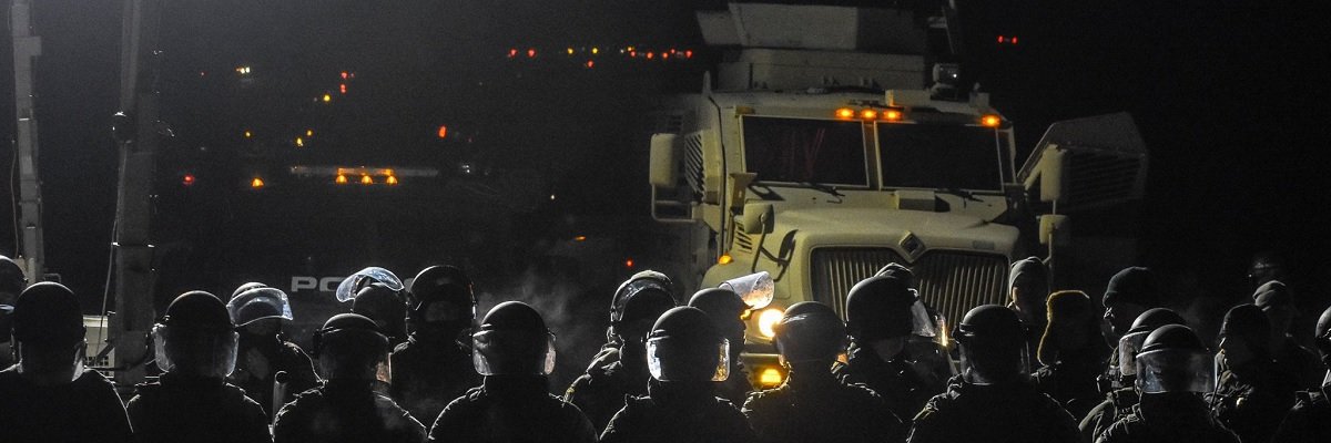 Indiana reveals the arsenal they brought with them to Standing Rock