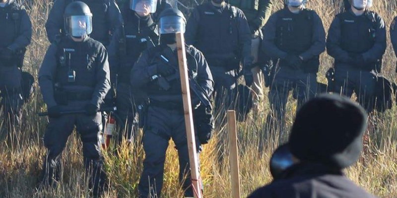 Ohio State Highway Patrol's #NoDAPL photos show a familiar perspective - and confirm a sniper was deployed