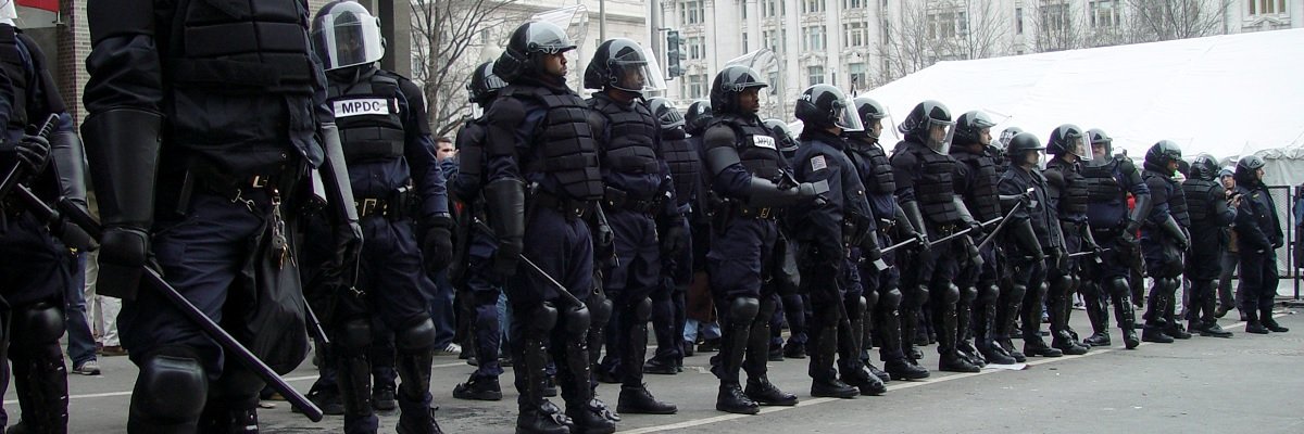 Police departments across the country are spending millions on riot gear