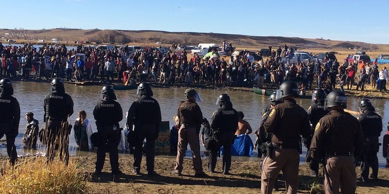 DAPL threat assessment paints nonviolent Standing Rock protestors as unruly mob, defends use of attack dogs as "protection"