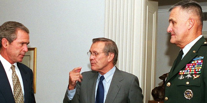 Help analyze Donald Rumsfeld’s memos and win MuckRock requests and swag
