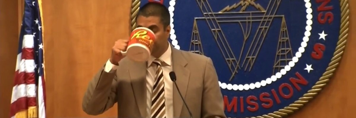 What’s with Ajit Pai’s Reese’s mug? FCC resorts to high fees and invasive questions to avoid telling