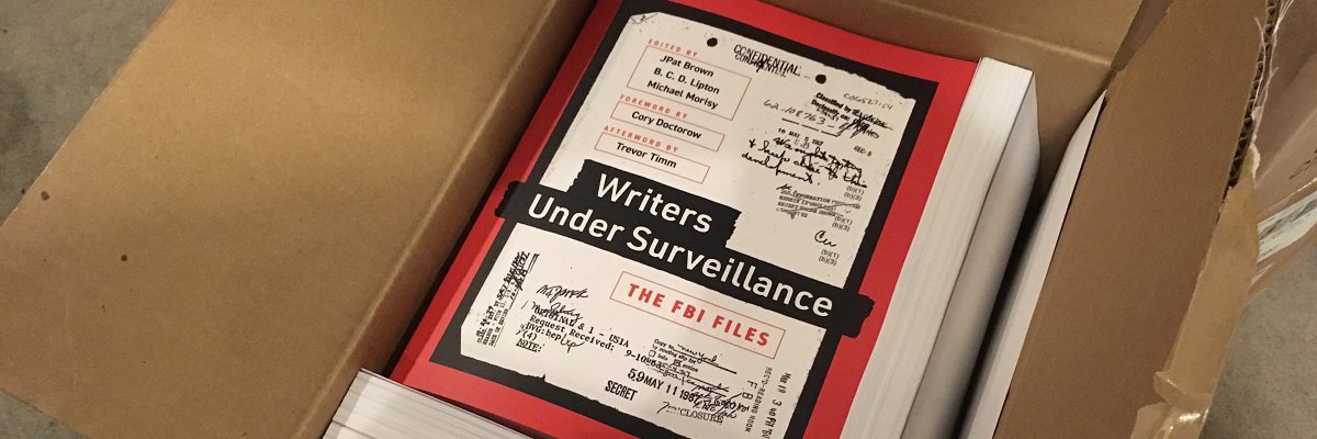 Our first book is here! See the hidden lives of famous writers, as told by their FBI files