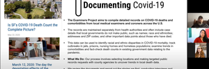 Digging into pandemic data with Documenting COVID-19