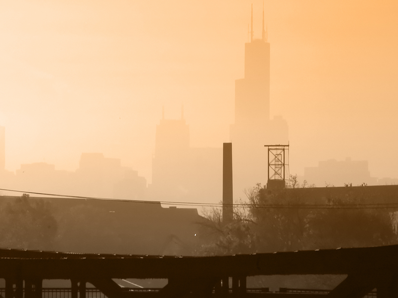 Chicago's air pollution hotspots: New sensor network reveals neighborhood air quality disparities