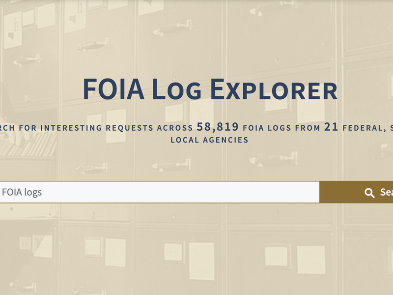Browse thousands of additional FOIA requests with the new FOIA Log Explorer