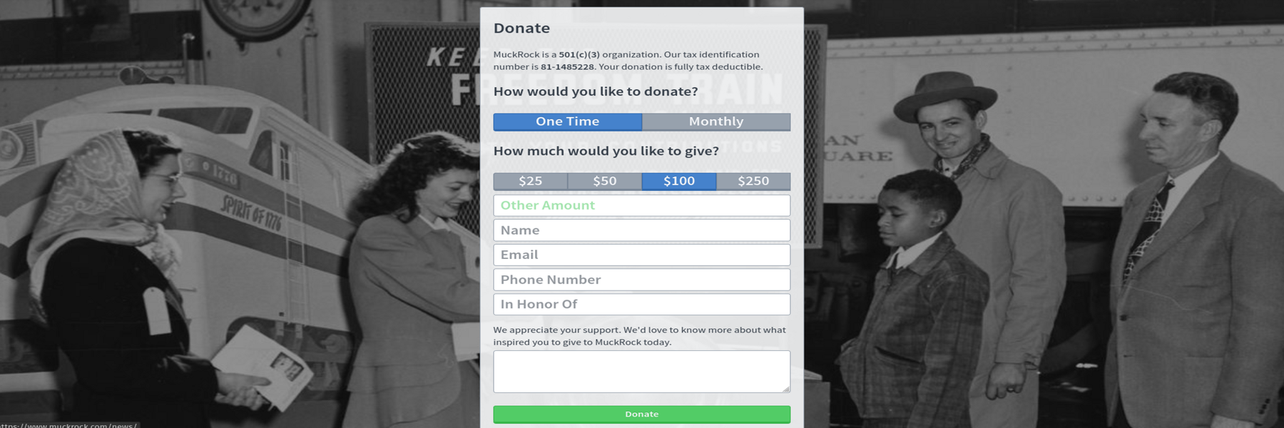Release Notes: MuckRock's new donation page, easier pinning of Add-Ons and stability improvements