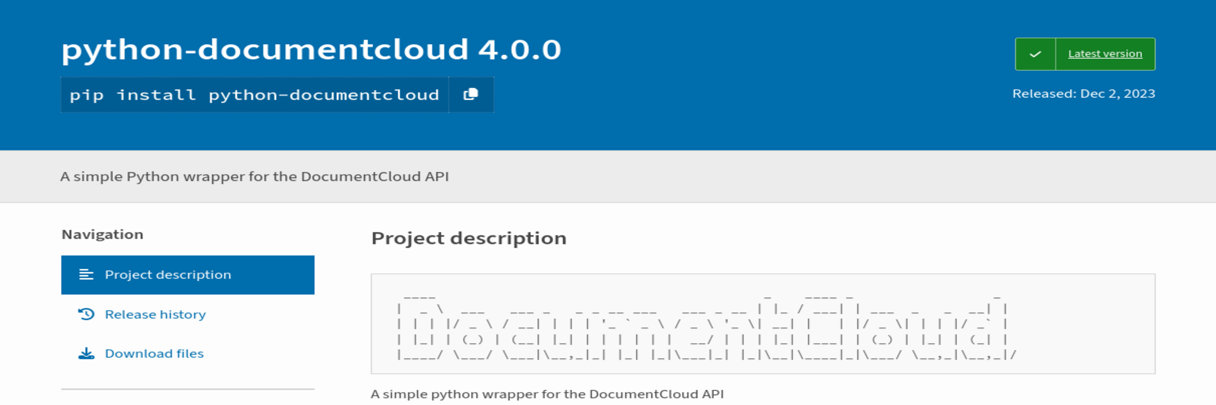 Release Notes: Premium Add-On redesign, python-documentcloud drops ...