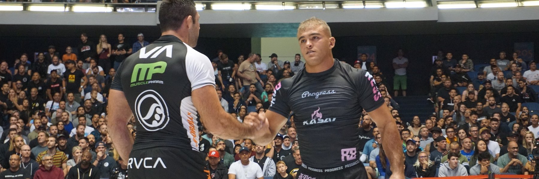 Marcus "Buchecha" Almeida and Kaynan Duarte meet at the 2019 ADCC World Championships