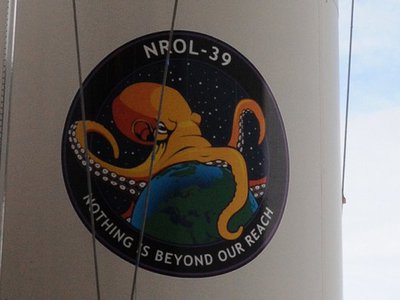 How an engineering in-joke led to a spy satellite's world-eating octopus logo