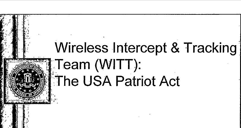How the Patriot Act changed FBI's policies for tracking cell phones