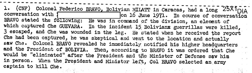 Che Guevara Killed 50 Years Ago: Read Original 1967 Report