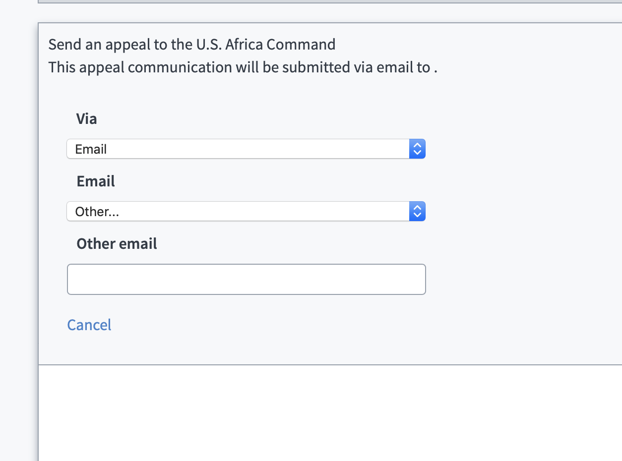 Our new appeal contact adjustment tool