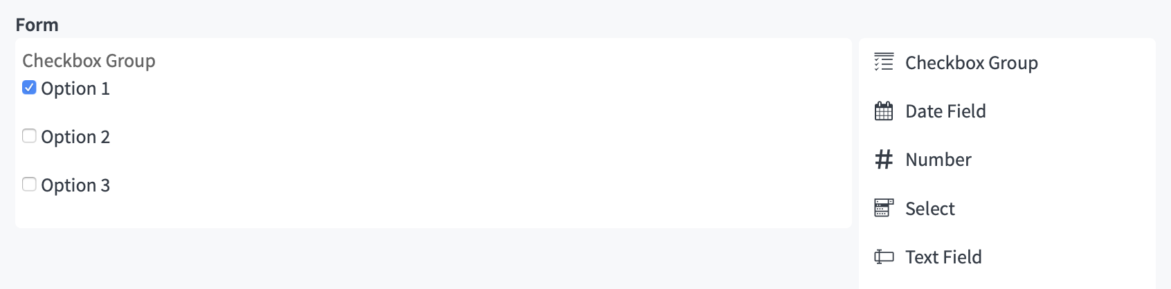 A screenshot of a question type that allows Assignments users to pick multiple options from a list via a checkbox