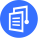 MuckRock Logo showing a white document against a blue background