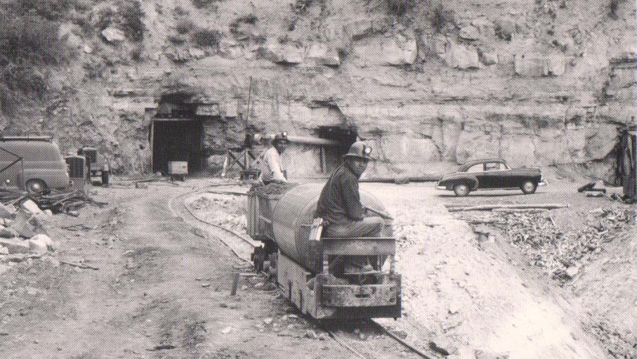 Navajo miners near Cove, Arizona in 1952. Photograph by Milton Jack Snow, courtesy of Doug Brugge/Memories Come To Us In the Rain and the Wind